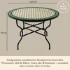 Marokkaanse mozaïektafel, Marrakech, beige en groen, 120cm, Productafbeelding-voorbeeld 3