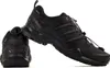 A pair of black Adidas Terrex hiking shoes are shown against a white background. Anteprima dell’immagine prodotto