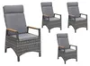 LC Garden »Keramo« Gartenstuhl natur-grau Verstellsessel Produktbild-Vorschau 3