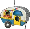 DanDiBo Vogelhaus zum Aufhängen Metall Deko Wohnwagen Produktbild-Vorschau 1
