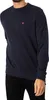 Herren-Sweatshirt Blau: Langarm, Rundhalsausschnitt, Produktbild-Vorschau 11