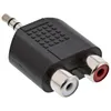 InLine® Adattatore Audio, 3,5mm Jack maschio a 2x RCA Anteprima dell’immagine prodotto 1