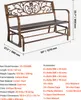 SucceBuy Banc de jardin 127 cm avec capacité de charge de Voir les images du produit 7