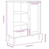A line drawing of a cabinet with dimensions indicated by lines and text. Produktbild-Vorschau