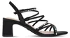 Tamaris Damen Sandalette mit Strass und Blockabsatz Produktbild-Vorschau 3