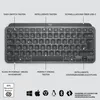 Logitech MX Keys Mini Graphite, schwarz, LEDs weiß, Logi Produktbild-Vorschau 14