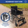 Skladací invalidný vozík Denver, Mobiclinic, výška sedadla Náhľad obrázku produktu 6