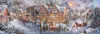 CLEMENTONI Puzzle 1000 Panorama Christmas + poster  39927 Podgląd zdjęcia produktu 2