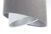 Pendelleuchte Stoff E27 H: max. 94 cm in Weiß Grau Silber Produktbild-Vorschau 3