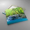 Bild auf Leinwand - Leinwandbild - Wasserfall Wald Umwelt - Produktbild-Vorschau 2