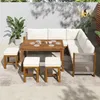 Flieks Gartenloungeset 7-tlg, Balkonmöbel Sets für 7-8 Produktbild-Vorschau 2