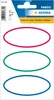 HERMA 5782 10x Schuletiketten neutral rot/grün/blau oval Produktbild-Vorschau 2
