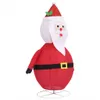 vidaXL decorazione natalizia Babbo Natale LED tessuto 90 cm Anteprima dell’immagine prodotto 5
