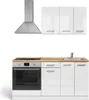 Singleküche Vicco R-Line Weiß Hochglanz/Weiß 160 cm mit Produktbild-Vorschau 1