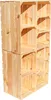 A stack of wooden crates forming a shelving unit. Produktbild-Vorschau