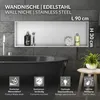 LuxeBath Nástenná výklenka z nehrdzavejúcej ocele, 90x30x10 Náhľad obrázku produktu 2