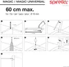 spirella Magic Deckenstütze MAGIC Weiß 60cm Produktbild-Vorschau 7