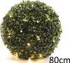 A spherical artificial plant with embedded LED lights, presented against a white background. Produktbild-Vorschau