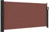 vidaXL Seitenmarkise Ausziehbar Braun 100x500 cm Produktbild-Vorschau 1