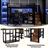 MODFU Hochbett 90 x 200 aus Metall, Jugendbett mit Produktbild-Vorschau 6
