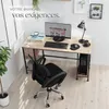 Bureau informatique STOKE 137x55x75cm - Bois clair Voir les images du produit 7
