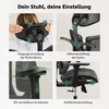 Ergonomické kreslo Naxes – Čierne Náhľad obrázku produktu 19