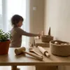 Mini drevené kladivo pre deti z bukového dreva, 18 cm, Náhľad obrázku produktu 4