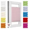Estika Plissee ohne Bohren - 60x80 cm - Hellrosa - Klemmfix Produktbild-Vorschau 1
