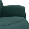 A close-up view of a dark green fabric armchair. Náhľad obrázku produktu