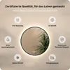 Mirlux LED Badspiegel rund 80 cm mit schwarzem Rahmen Produktbild-Vorschau 8