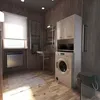 Skrinka do práčky Matná biela / Lesklá biela Náhľad obrázku produktu 2