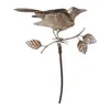 4er Set Gartenziervögel zum Hämmern aus Metall gold 83cm Produktbild-Vorschau 4