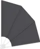 vidaXL Balkon Sichtschutz 115 x 115 cm Polyester Schwarz Produktbild-Vorschau 2