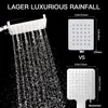 Newentor Duschkopf Regendusche XXL mit 6 Strahlarten Silber Produktbild-Vorschau 3