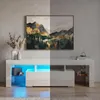 TV skrinka s LED osvetlením, nízka TV skrinka 130 x 35 x 45 Náhľad obrázku produktu 3