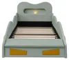 Babybed 90x200 cm, autobed, gestoffeerd bed met flanellen Productafbeelding-voorbeeld 14