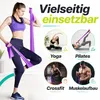 Zestaw 3 taśm fitness – taśma gimnastyczna i taśma oporowa Podgląd zdjęcia produktu 5