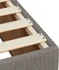 Eleganten-Stil Boxspringbett mit Matratze Taupe 160x200 cm Produktbild-Vorschau 3