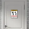 Metallschild in 15x20 cm Warnung am Arbeitsplatz für Produktbild-Vorschau 6