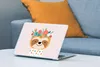 MuchoWow® Laptop Aufkleber Sticker Cover Faultier - Blumen Produktbild-Vorschau 4
