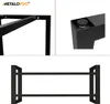 Collage of product images showing details of metal table legs. Produktbild-Vorschau
