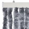vidaXL Tenda zanzariera argento 118x220 cm in ciniglia Anteprima dell’immagine prodotto 4
