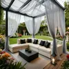 Rideau extra-large d'extérieur en voile, moustiquaire, Voir les images du produit 5
