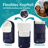 MONZANA® Fußsack Kinderwagen & Buggy – Kuscheliger Produktbild-Vorschau 5