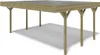 Tettoia posto auto coperto in legno 6.06x5.03 m - 30 m2 - Anteprima dell’immagine prodotto 2
