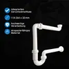 kör4u Raumsparsiphon mit Geruchsverschluss 1 1/4" x 32mm Produktbild-Vorschau 4