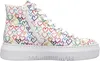 Rieker Damen High Top Sneaker Weiß/Bunt Produktbild-Vorschau 2