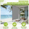UISEBRT Klemmmarkise 120 × 310 cm Vertikalmarkise Produktbild-Vorschau 6