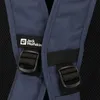 A close-up view of the straps and buckles of a backpack. Produktbild-Vorschau