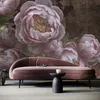 Muralo Vlies Fototapete BLUMEN Pfingstrosen Pflanzen Retro Produktbild-Vorschau 3